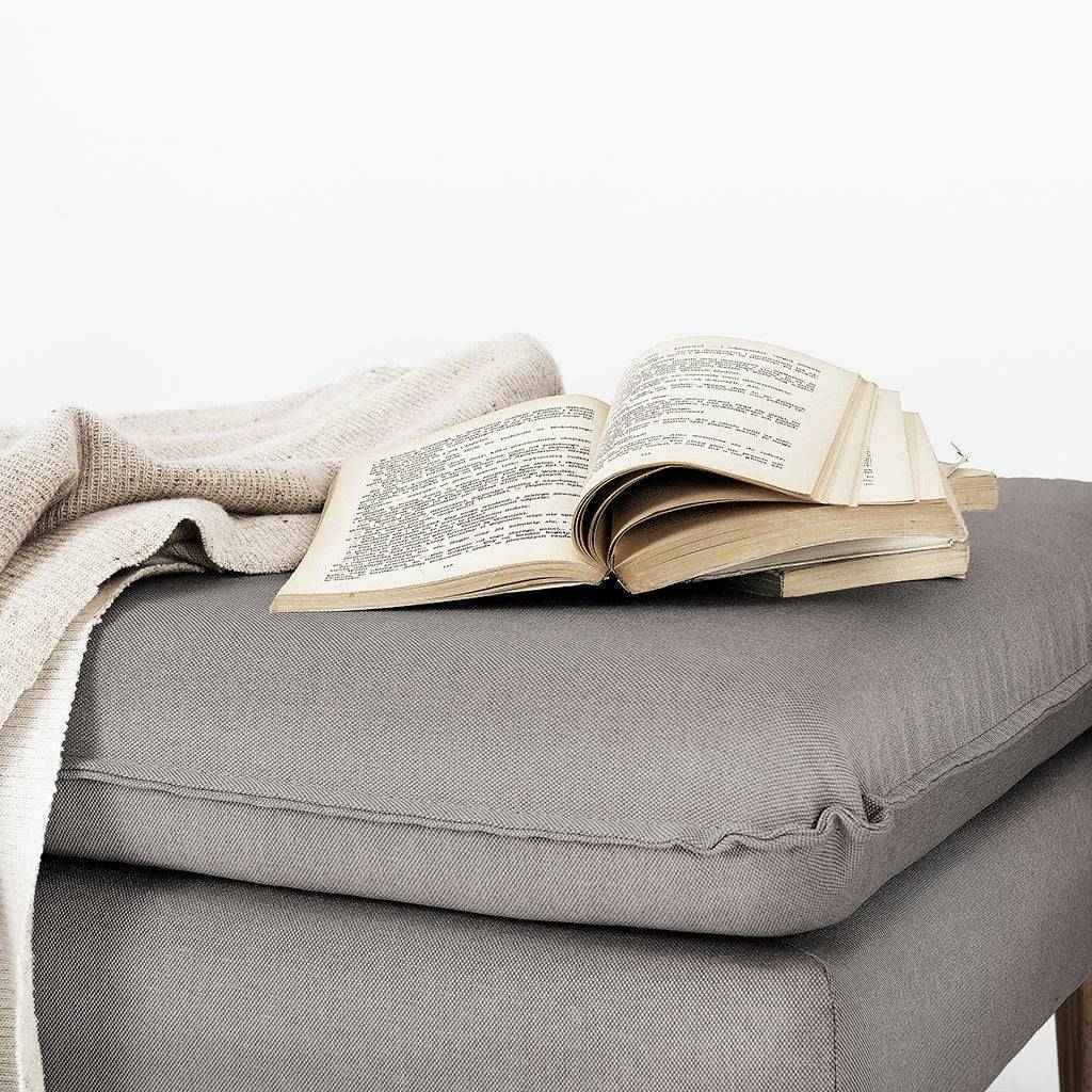 Pouf POSH WOOD - Acciaio, Legno Naturale