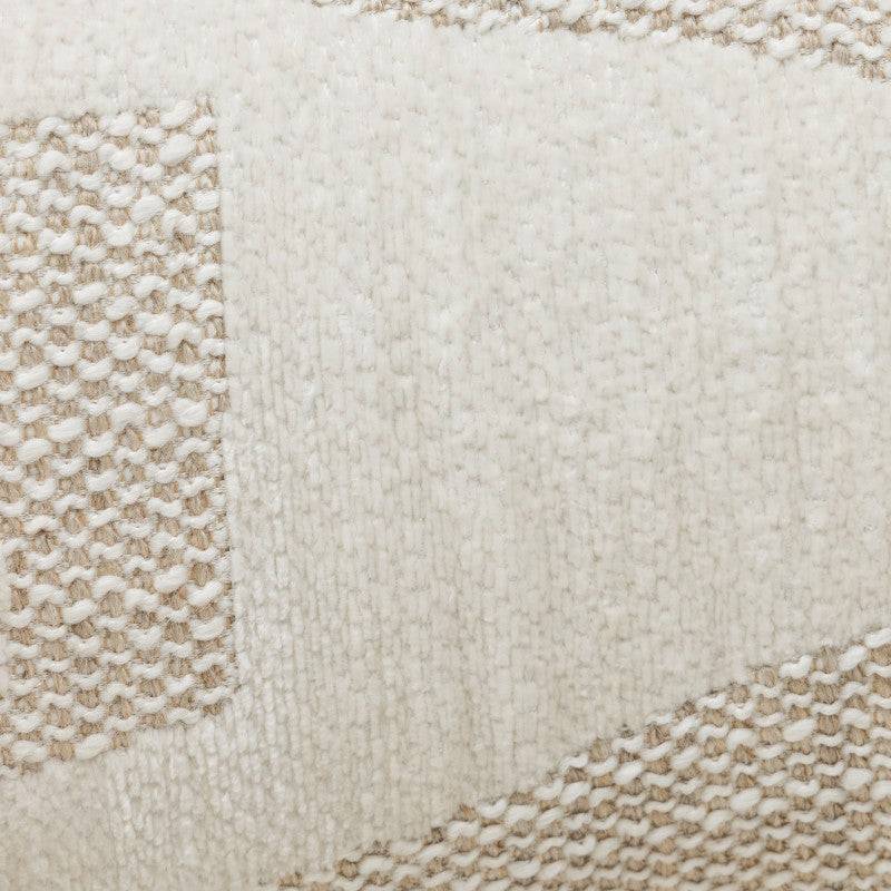 Poltrona MARABELL, forme arrotondate, beige/cream, noce