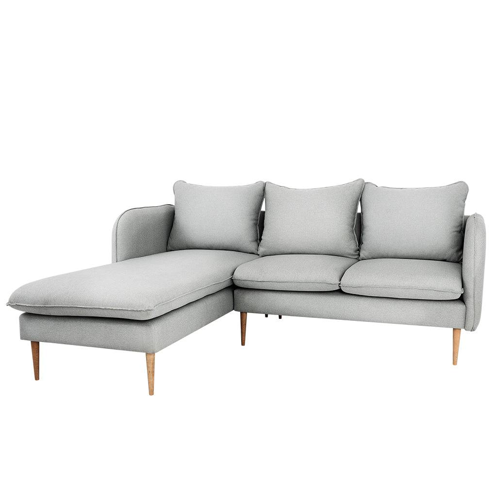 Divano Angolare POSH L WOOD Platino