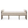 Panchetta FOPPO Bouclé Beige Chiaro, Noce Wisconsin