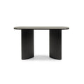 Scrivania/Console 140 cm ALREQUIN, nero, con listelli