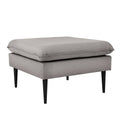Pouf POSH Nero - Acciaio