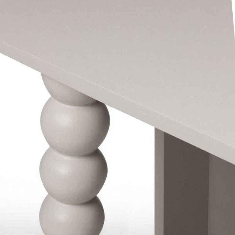 Scrivania ORELIA cashmere con gamba decorativa