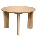 Tavolo INDO rotondo 120 cm, crema e bianco