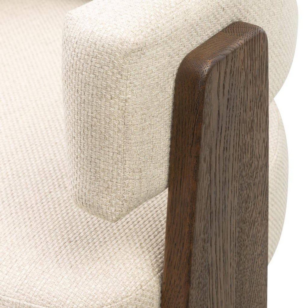 Sedia da Pranzo MOCHA Beige e Rovere Mocha