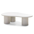 Tavolino NUBE grigio-beige forme arrotondate
