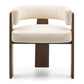 Sedia da Pranzo MOCHA Beige e Rovere Mocha