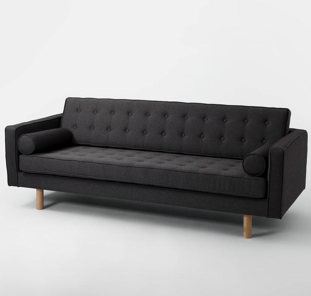 Divano Letto TOPIC WOOD, Carbon, Legno Naturale