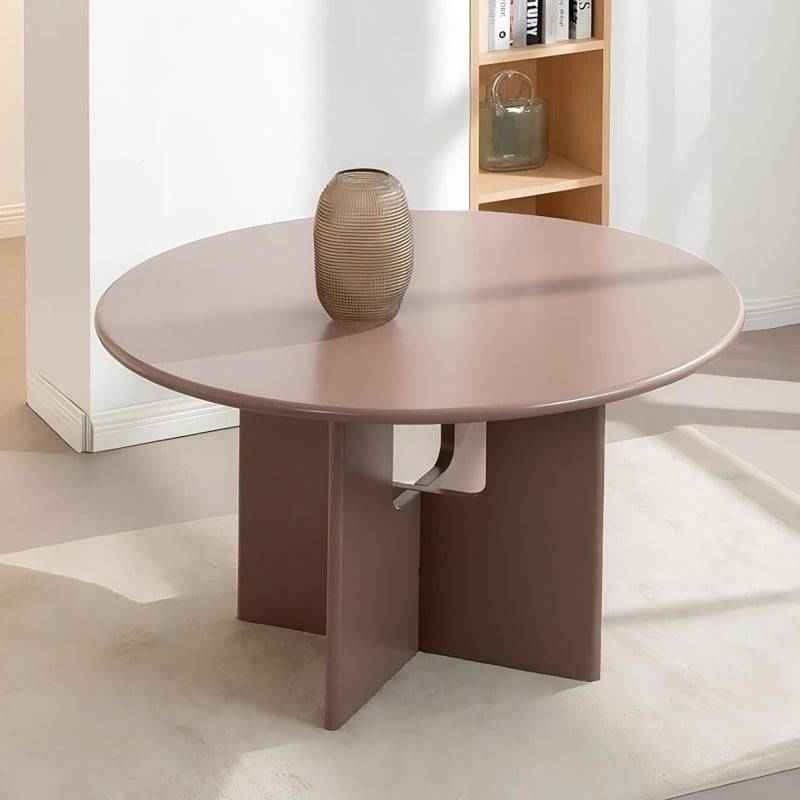 Tavolo da pranzo HOLL, 120 cm rotondo, marrone