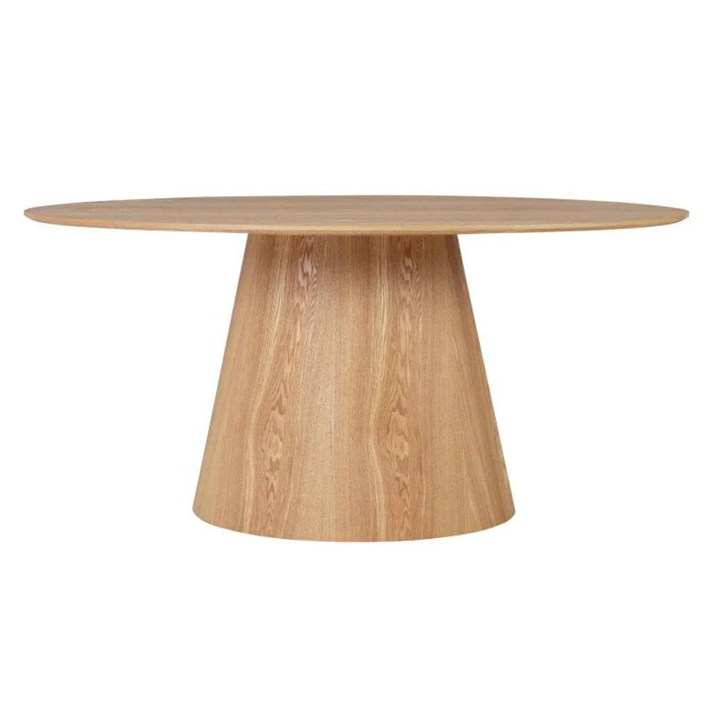 Tavolo da pranzo ovale NOEL 160 cm, frassino naturale