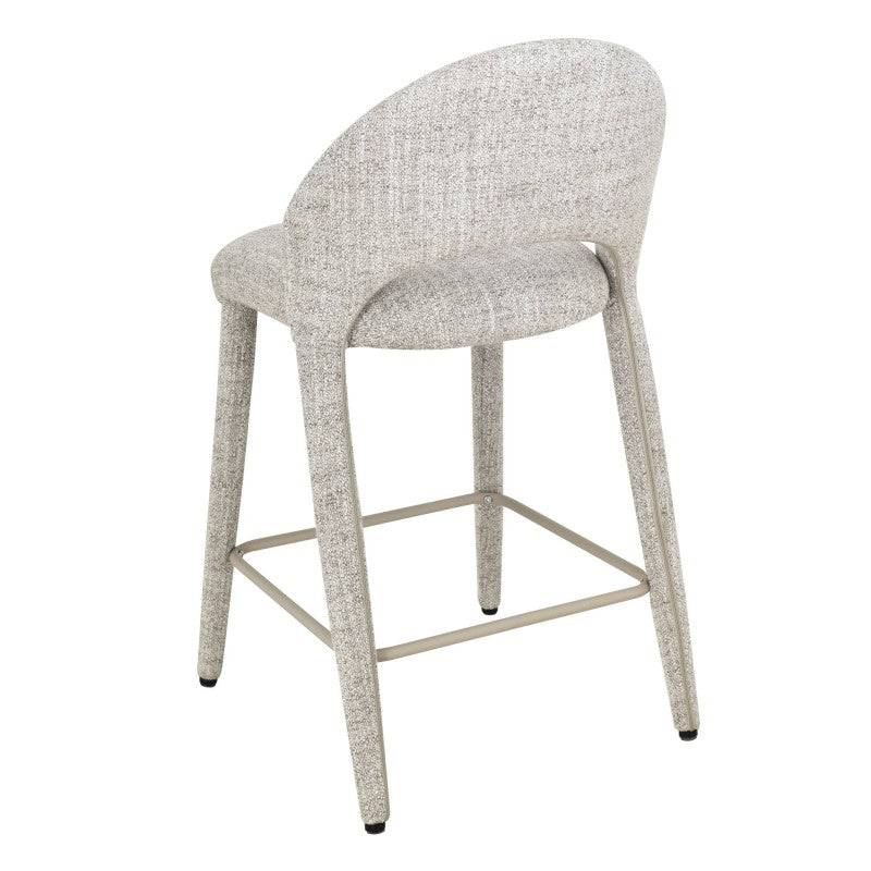 Sgabello bar LLAT, beige-marrone