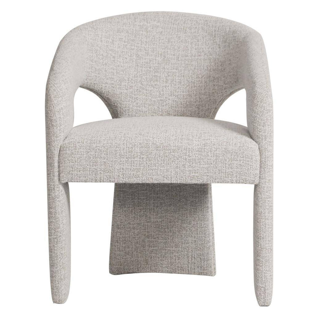 Sedia imbottita NAURINE, beige e crema