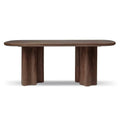 Tavolo da pranzo JAKKO 200x100 cm, noce scuro