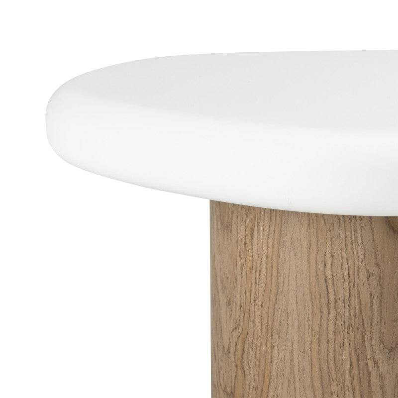 Tavolino OBUO 50 cm Bianco Noce