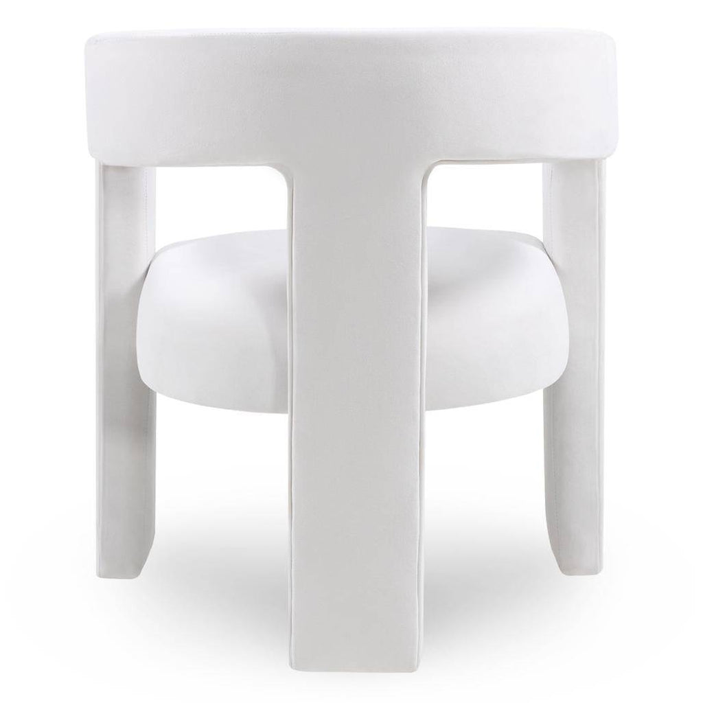 Poltrona Lounge LAUREN VELVET, velluto beige