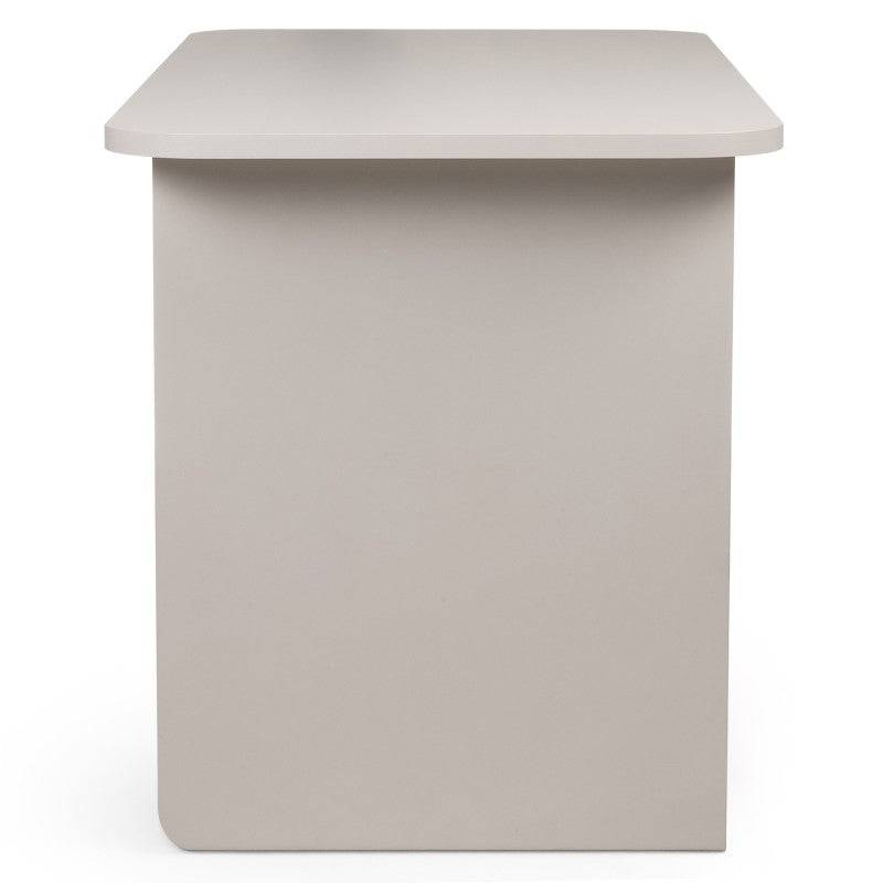 Scrivania ORELIA cashmere con gamba decorativa