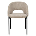 Sedia MORES con apertura schienale, beige melange
