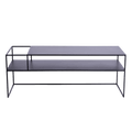 Tavolo RTV SENSO FLOWER METAL 120x45 L - nero