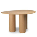 VISPI Tavolo da Pranzo 140 cm, Rovere Naturale