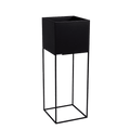 Fioriera PALMUS METAL 100x35x35 - nero