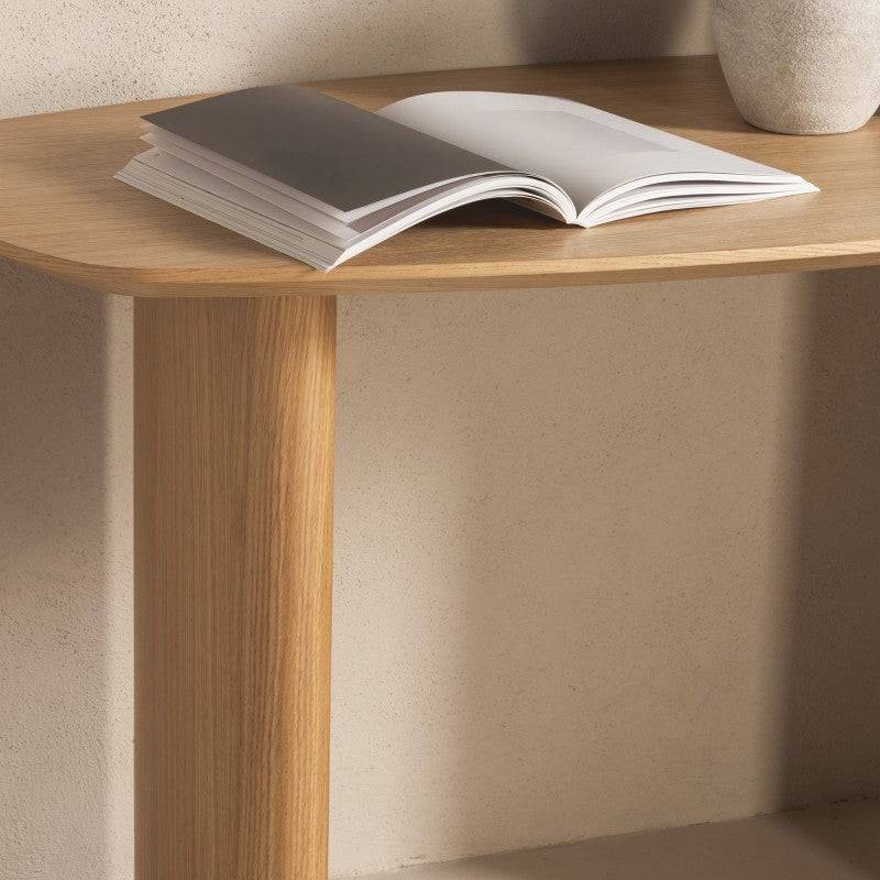 LORENTO Scrivania/Console 120 cm Quercia Naturale