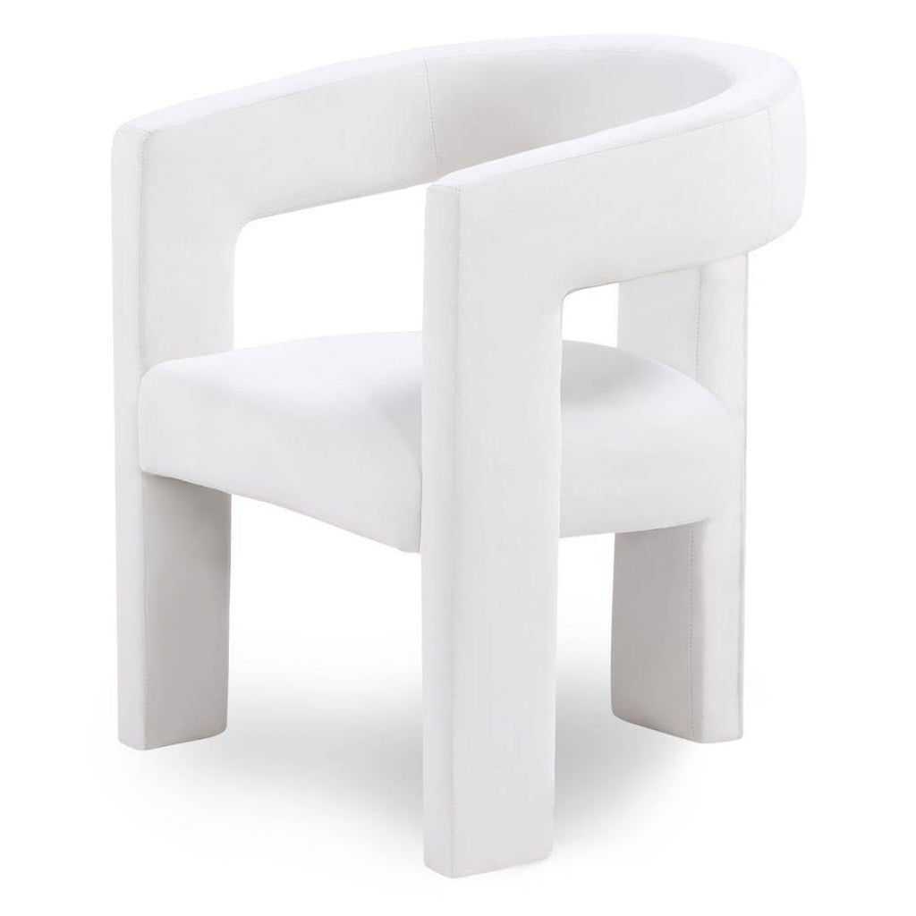 Poltrona Lounge LAUREN VELVET, velluto beige