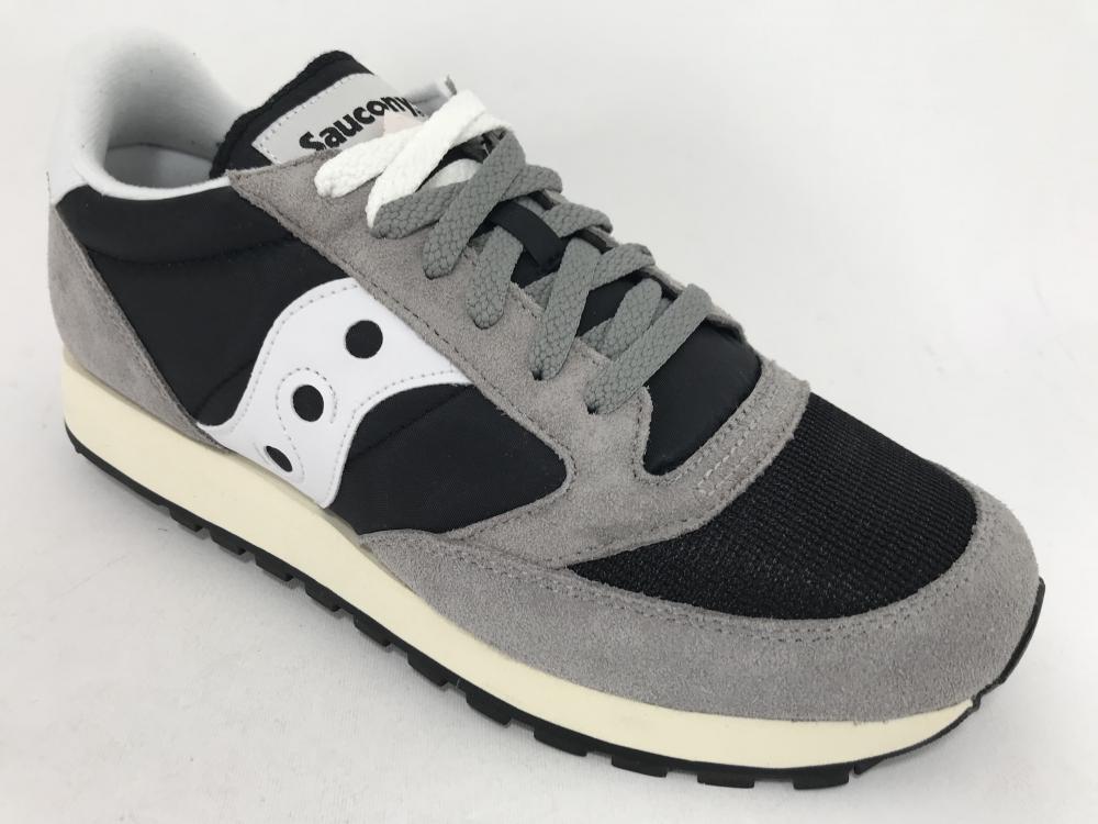 Saucony Jazz Vintage Lifestyle Sneakers Uomo Grigio Nero Bianco - S70368