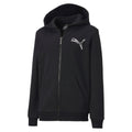 Puma felpa da ragazzi con cappuccio KA Full-Zip 583237 01 nero