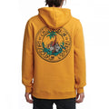 Globe Felpa da uomo con cappuccio Diverge GB02033017 giallo oro