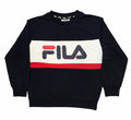 Fila felpa girocollo da bambino 689752 G06 blu