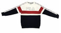Fila felpa girocollo da ragazzo Julio 683334 G06 bianco-nero