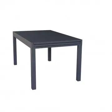 Tavolo allungabile Hawaii in alluminio antracite - 135/270 X 90