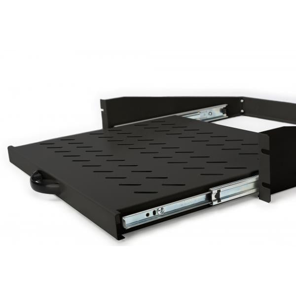 Digitus 2U extendible shelf for cabinets from 450 mm depth [DN-19-TRAY-2-450-SW]