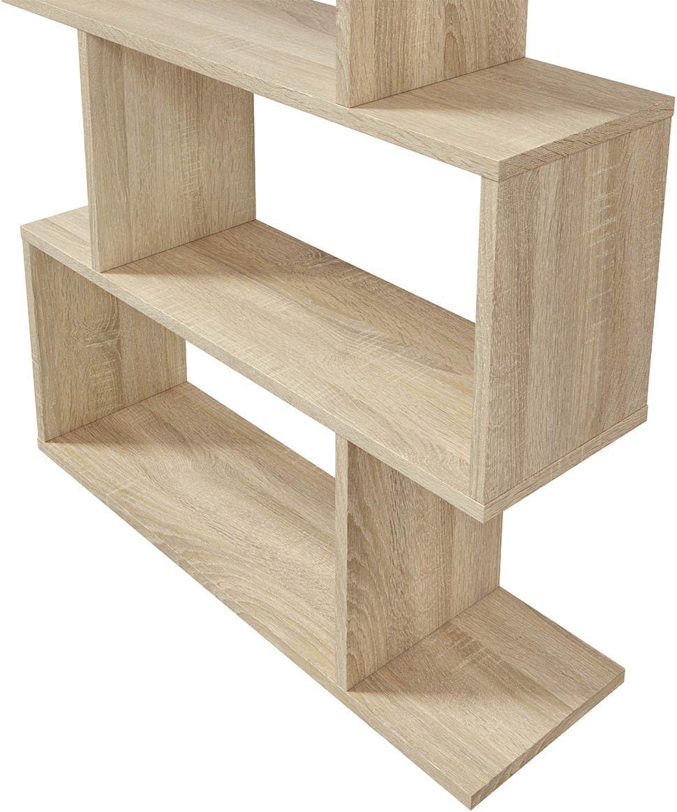 Libreria componibile alta "Athena" 6 vani rovere canadian 192 cm