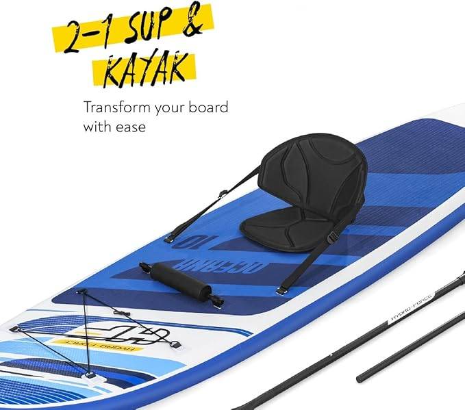 Tavola SUP Convertibile in Canoa – Gonfiabile 305x84x12 cm, Max 120 Kg