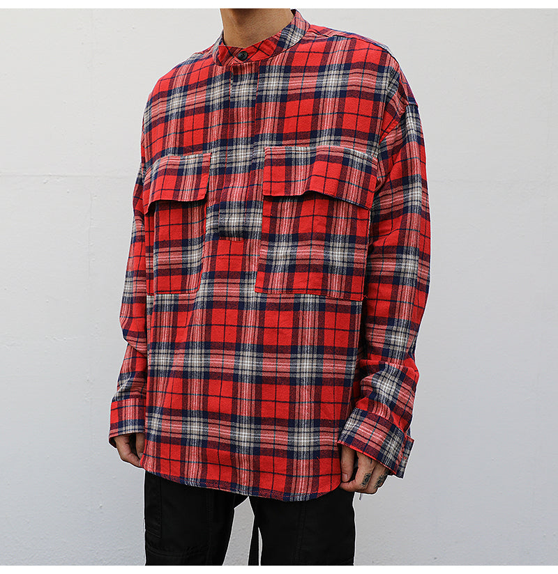 Camicia da uomo in morbida flanella, modello Essential