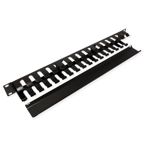 VALUE PIASTRA GESTIONE CAVI, 40X40MM, NERO [26.99.0304]