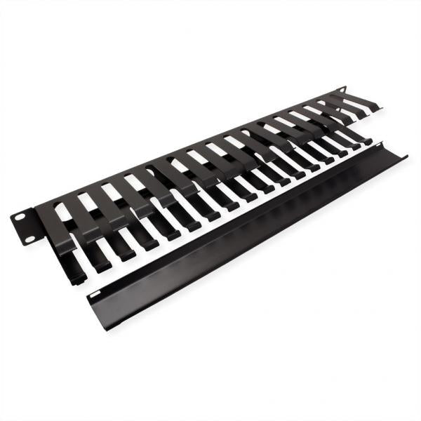 VALUE PIASTRA GESTIONE CAVI, 40X80MM, NERO [26.99.0306]