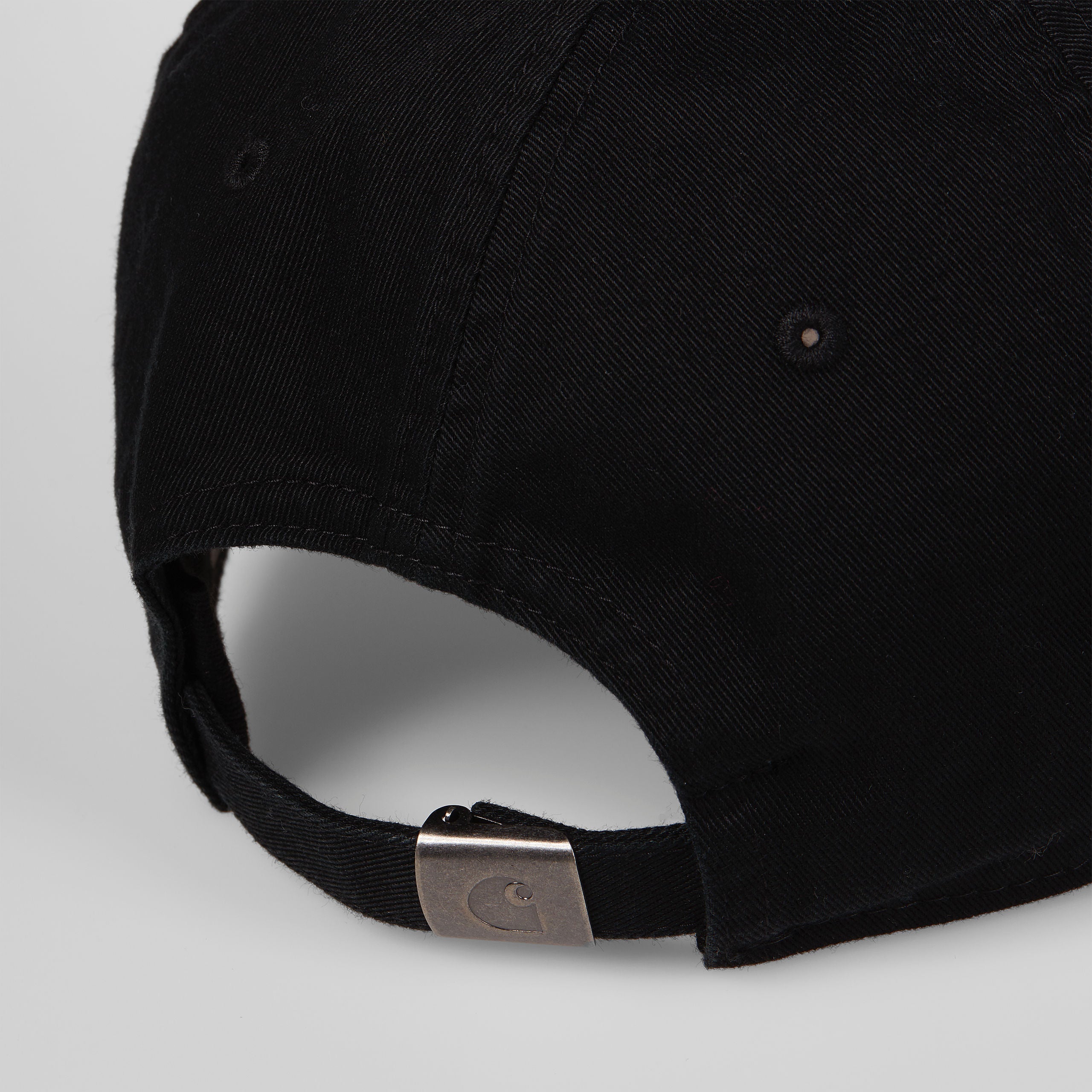 Carhartt Cappellino Medison Logo I023750 0D2 black-white