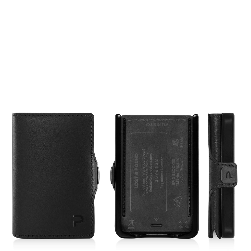 KLIK Mini con portamonete Pelle Nera