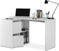 Scrittoio reversibile bianco pluriposizione - 120x49x78 cm regolabile