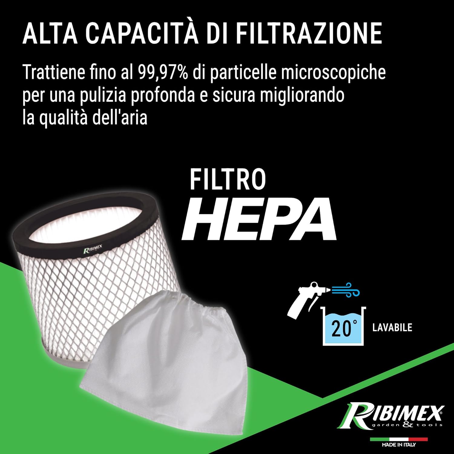 Aspiracenere cene top 18lt. 1200w