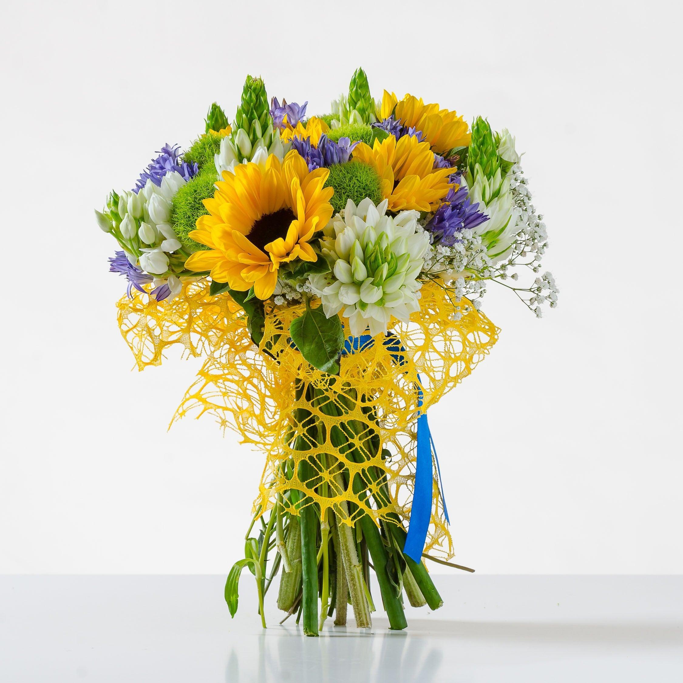 VITALITA' - Girasoli, ornitogallo, green trek e fiori di Fabiola