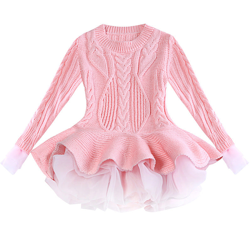 Elegante abitino caldo per bambina