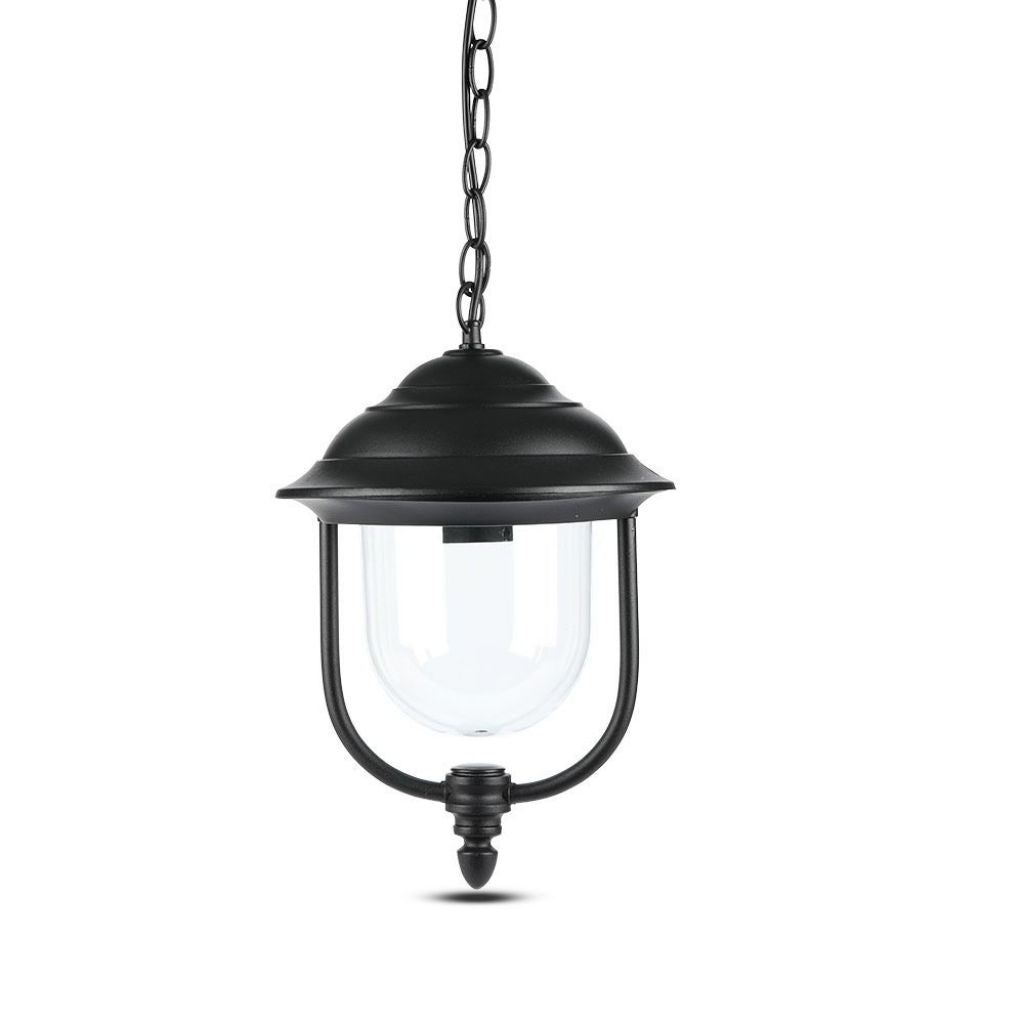 V-TAC Lampada LED da Soffitto a Lanterna E27, L 890mm, Nero, IP44, Max 60W