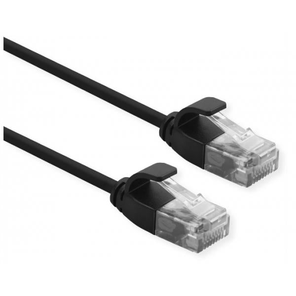 ROLINE CAVO UTP DATA CENTER PATCHCORD CAT.6A CLASS EA LSOH SLIM NERO 5M [21.15.3957]