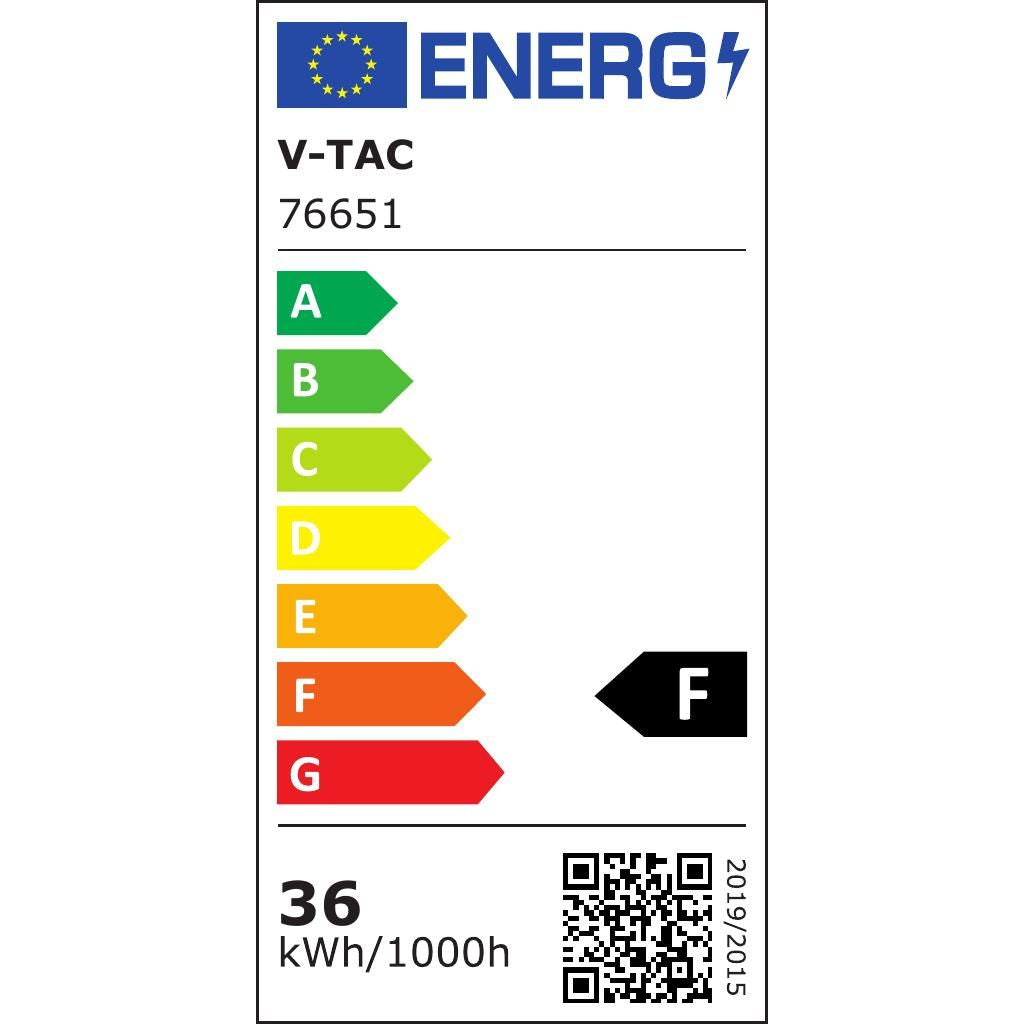 V-Tac Plafoniera LED 36W Rotonda 4000K con Sensore e Telecomando