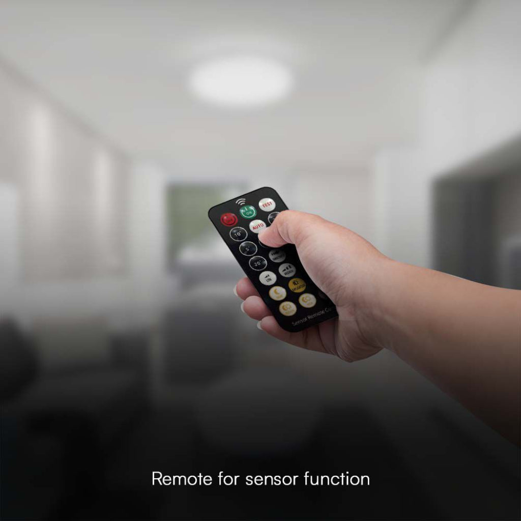 V-Tac Plafoniera LED 36W Rotonda 4000K con Sensore e Telecomando