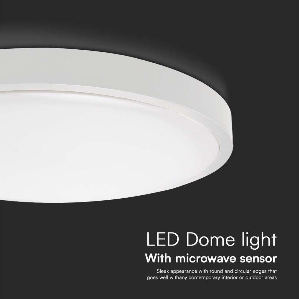 V-Tac Plafoniera LED 36W Rotonda 4000K con Sensore e Telecomando