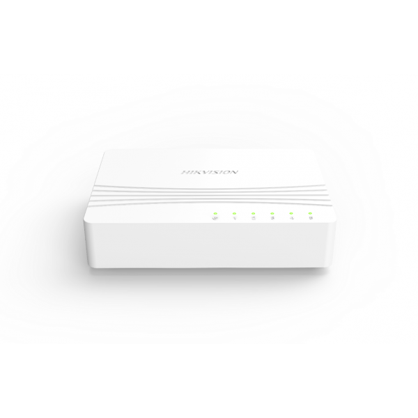Hikvision Digital Technology DS-3E0508D-E switch di rete Gigabit Ethernet (10/100/1000) Bianco [DS-3E0508D-E]